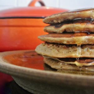 Hearty Oatmeal Pancakes